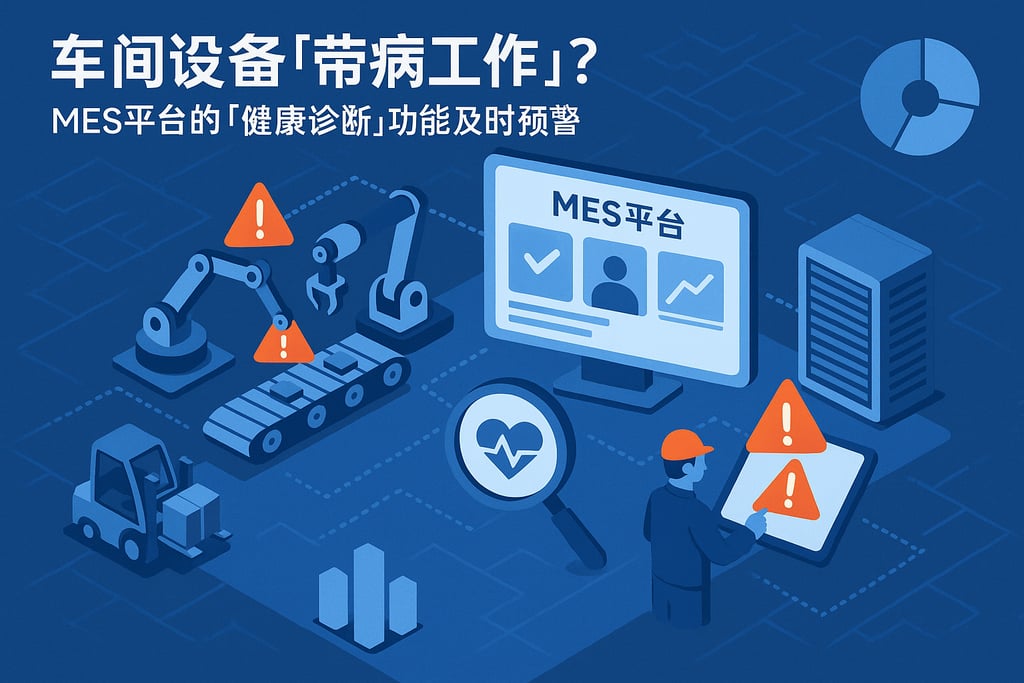 车间设备「带病工作」？MES 平台的「健康诊断」功能及时预警